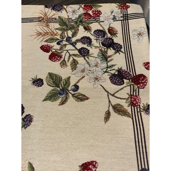 Fodera Gobelin Set Of 2 Cushion Covers Vintage Casa Italia Fruits - Picture 3 of 5